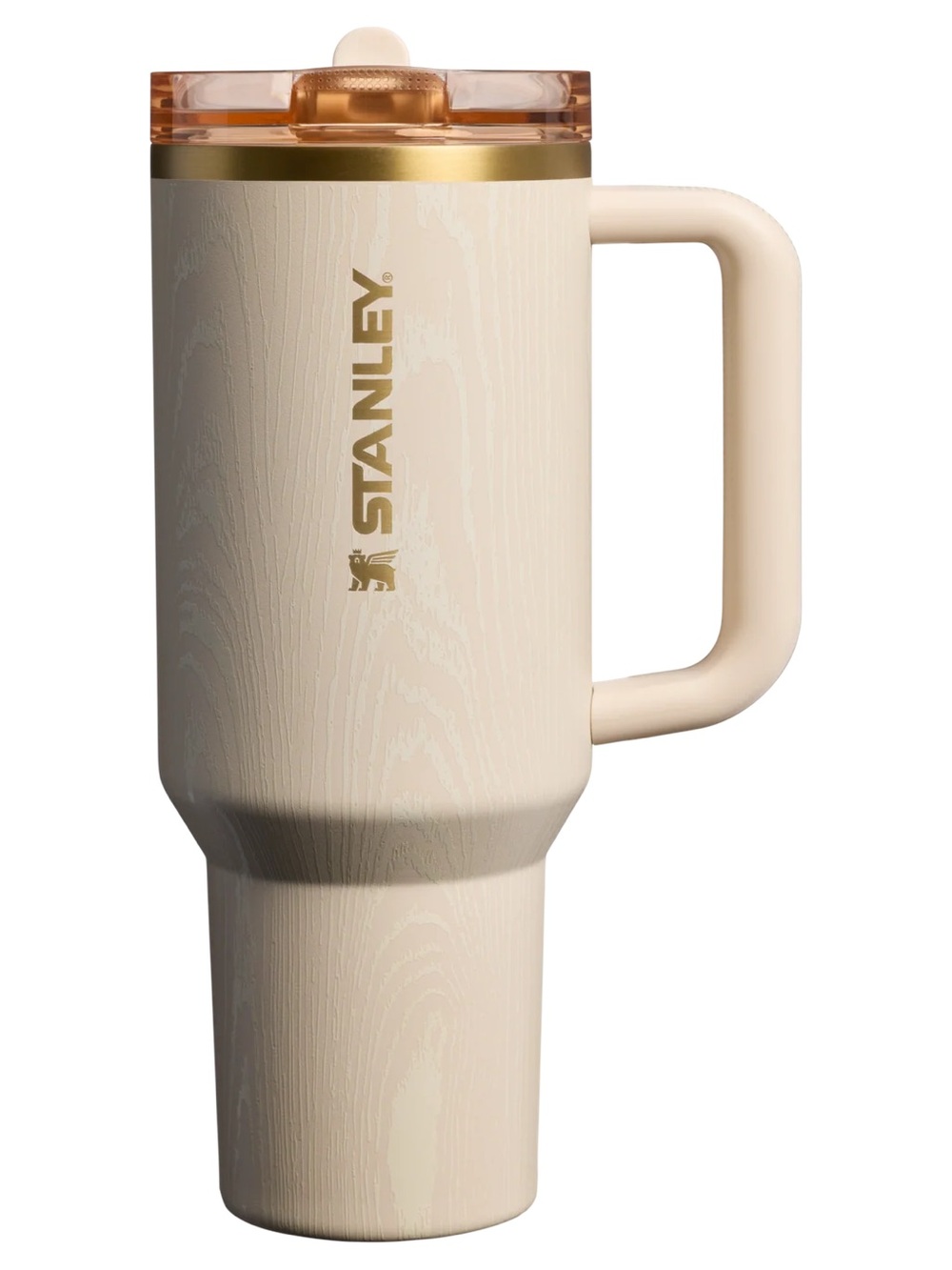 🖤New🖤 STANLEY Quencher ProTour Flip Straw 40oz Birch Woodgrain Wood Cream